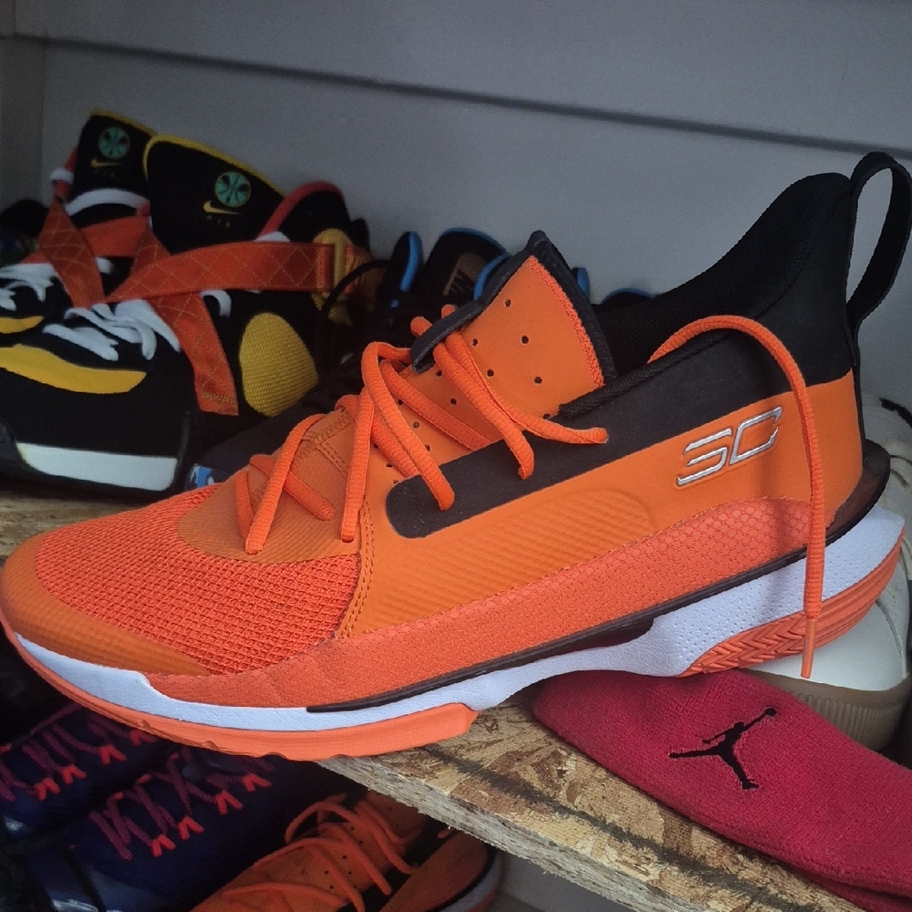 Under Armour Orange Athletic Shoes